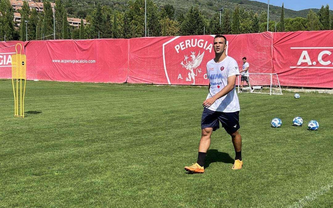 L'allenamento del Perugia di oggi in vista della sfida con il Parma