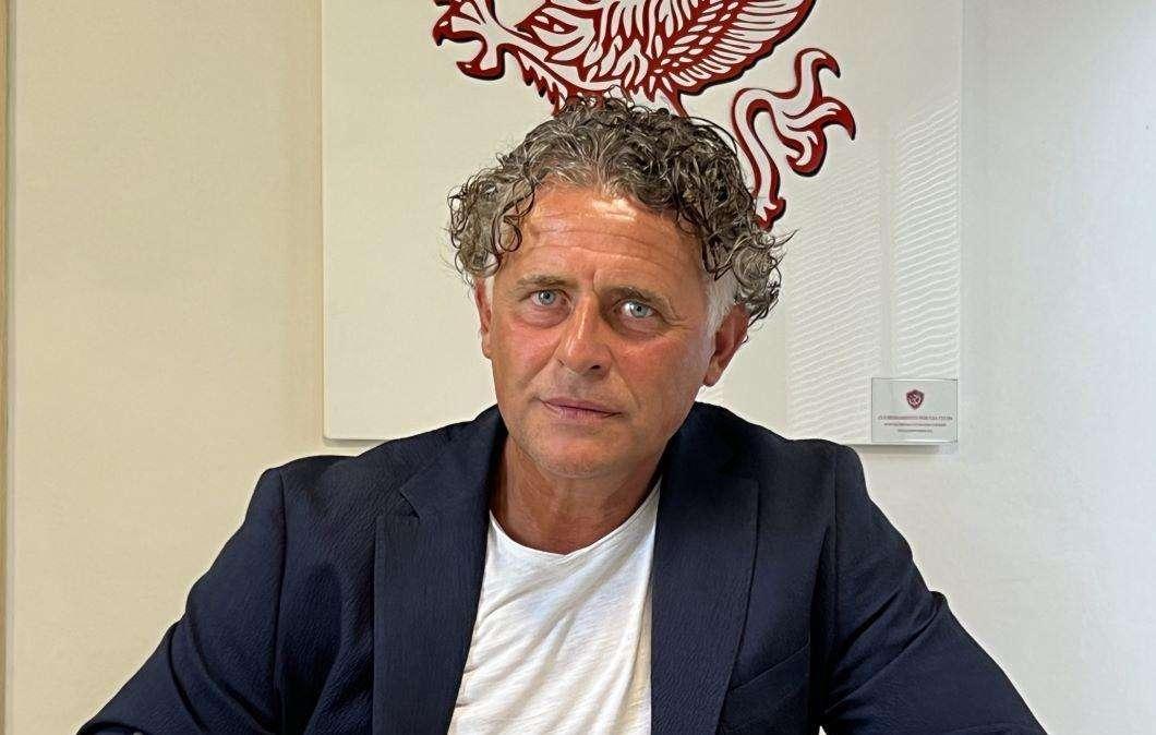 La conferenza stampa di Francesco Baldini per presentare la gara Olbia-Perugia
