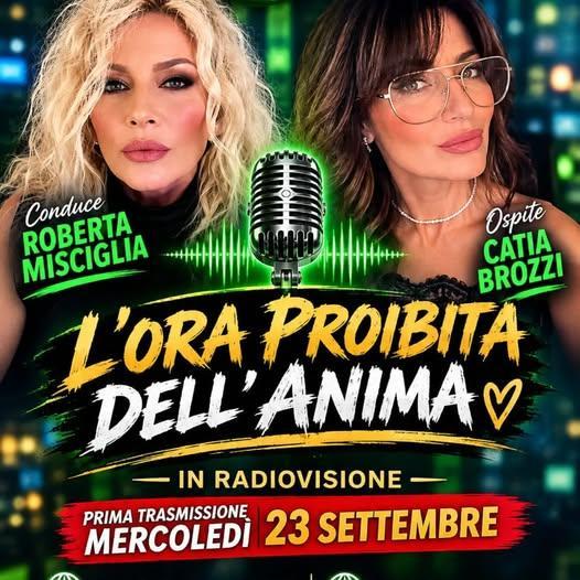 "L'ora proibita dell'anima": nuova trasmissione di Roberta Misciglia in radiovisione alle ore 21 su RGS Radio