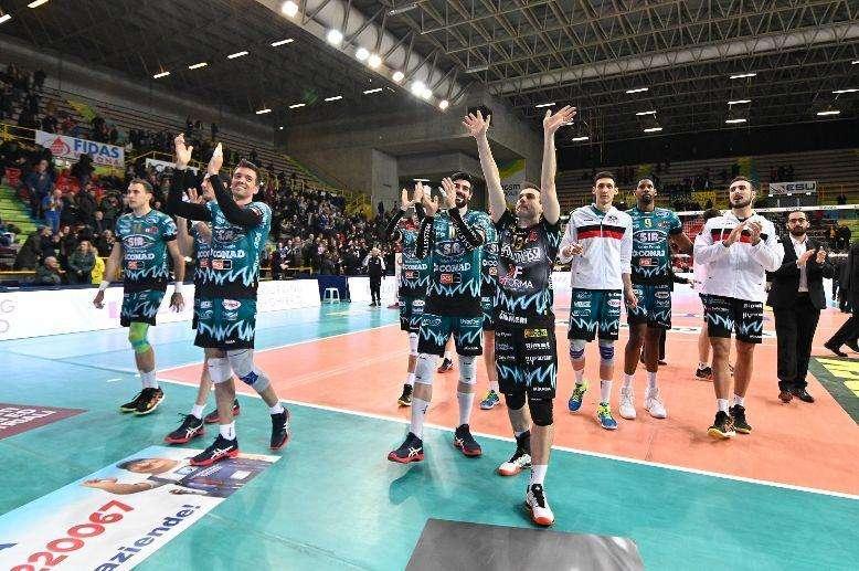 La Sir Safety Conad Perugia sbanca Verona in Superlega di volley maschile