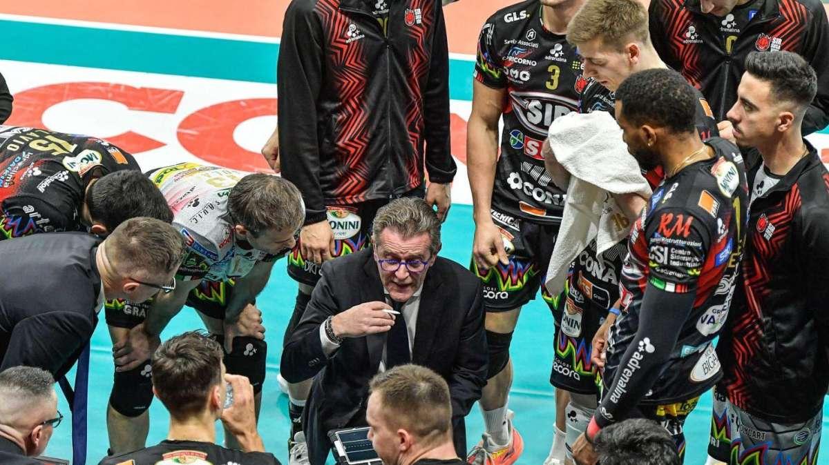 Oggi alle 18 in campo Piacenza-Sir Susa Vim Perugia per la Superlega di volley maschile