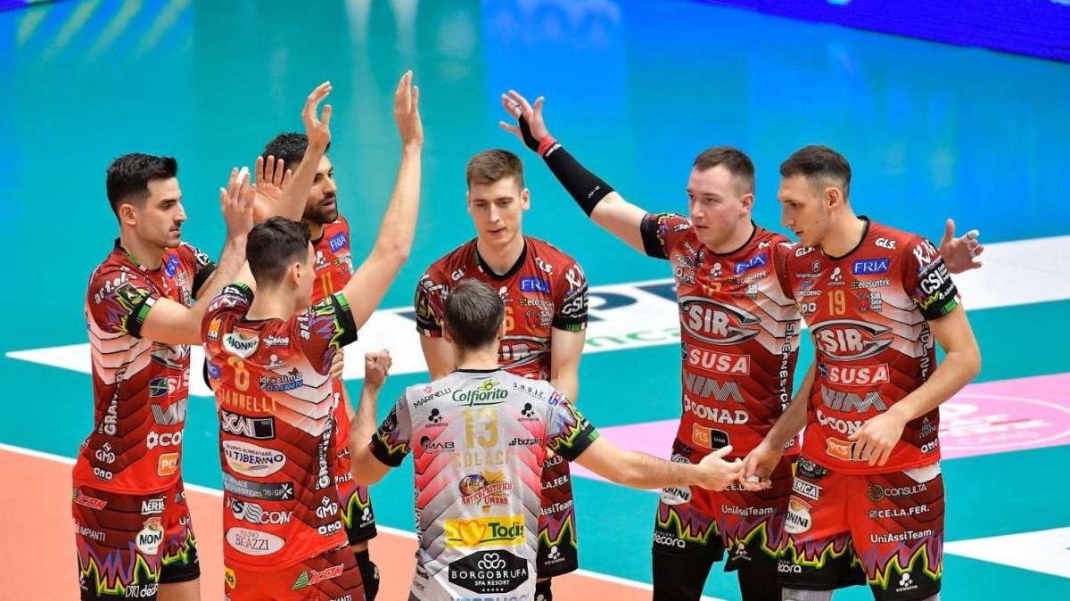 Domani la Sir Susa Vim Perugia impegnata in trasferta contro il Piacenza dell'ex Anastasi