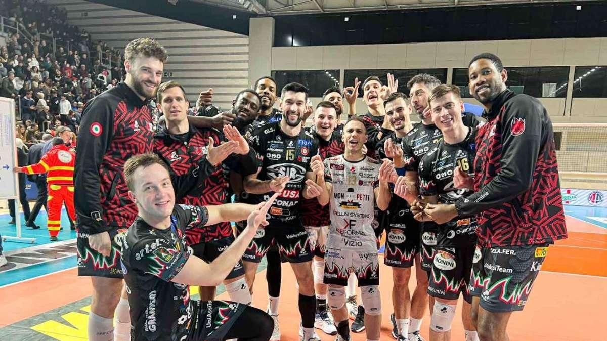 Così la partita di ieri della Sir Safety Susa Perugia a Taranto