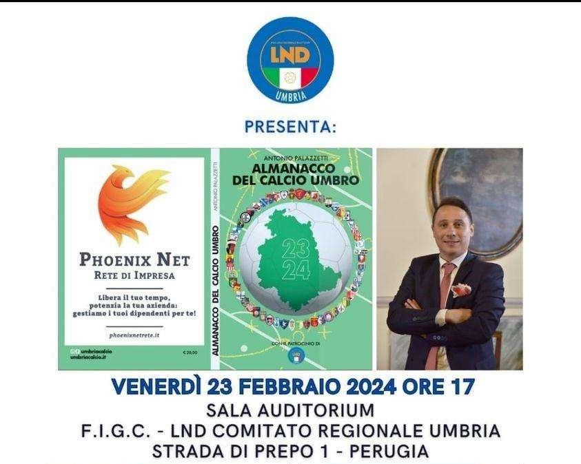 Domani alla sede della Figc di Perugia ci sarà la presentazione dell'Almanacco del calcio umbro di Antonio Palazzetti