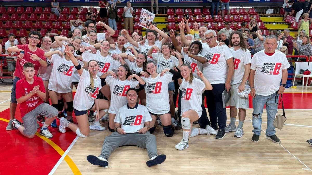 Per Città di Castello il sogno che diventa realtà! Conquistata la promozione nella B di volley femminile!