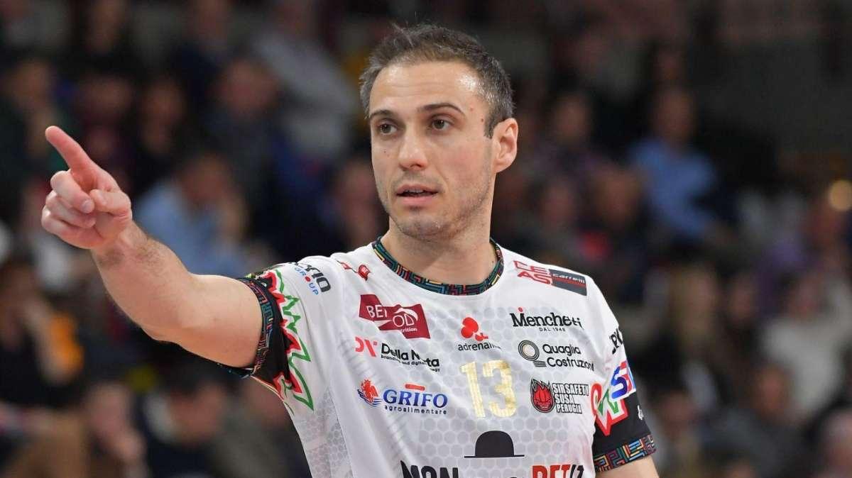 Max Colaci presenta la gara di oggi tra Sir Susa Vim Perugia e Gioiella Prisma Taranto