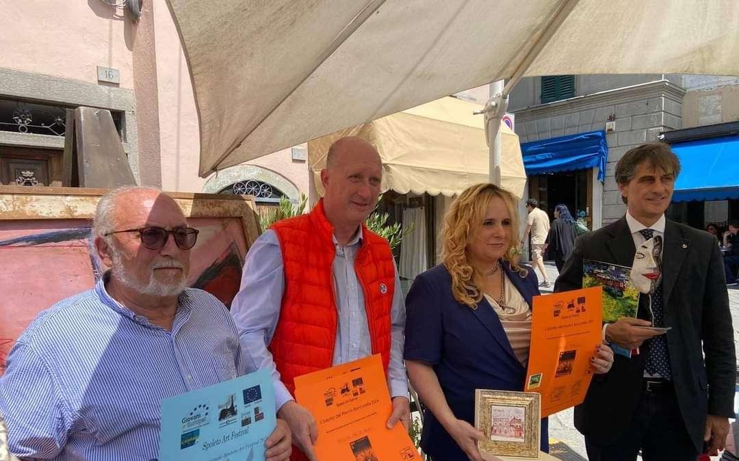 Luca Filipponi con il suo Menotti Art Festival Spoleto al Premio Oscar Wilde a Roma