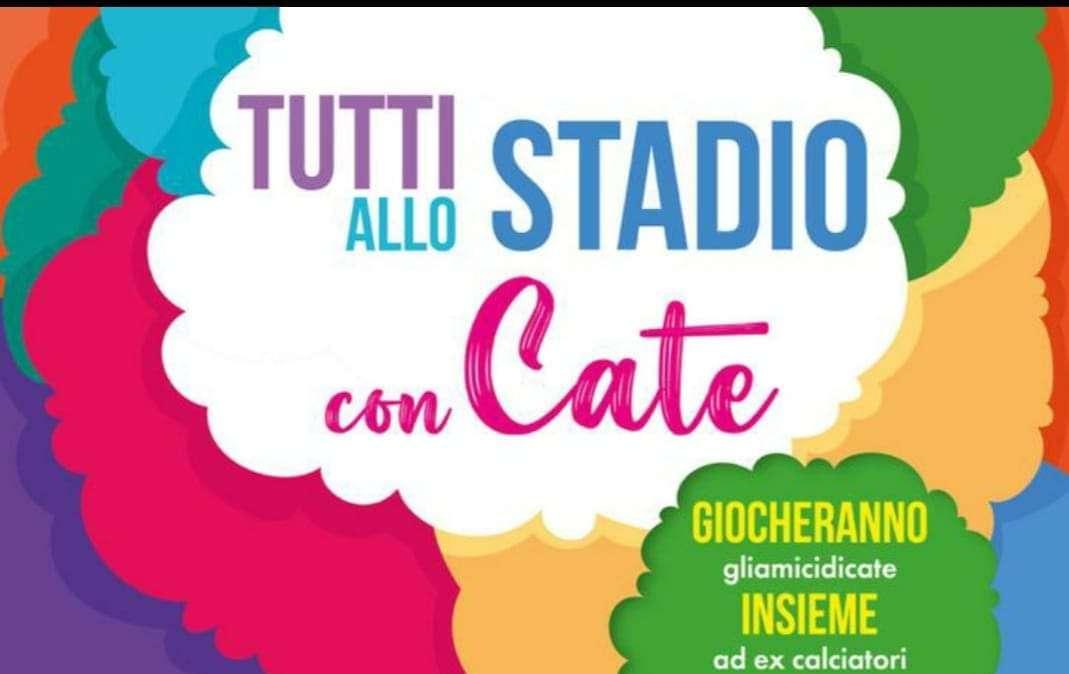 "Tutti allo stadio con Cate": che gran bella iniziativa a Gubbio