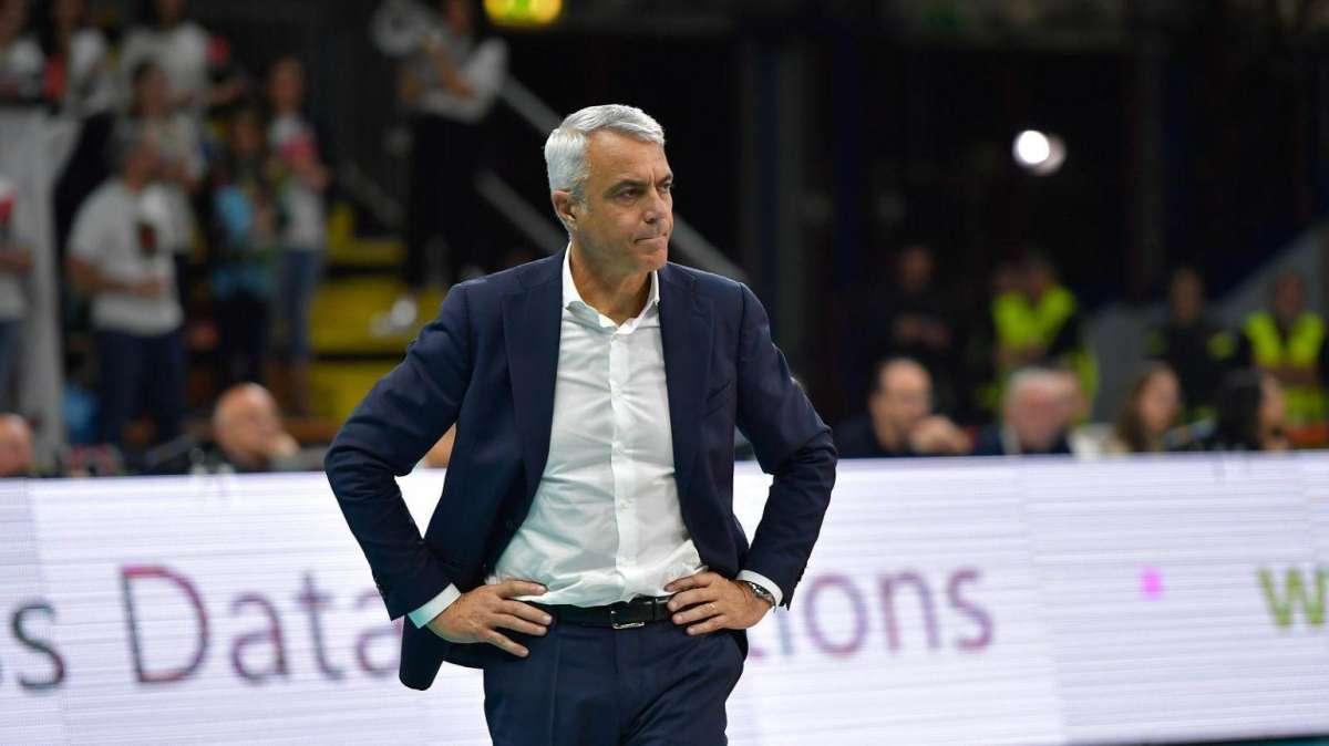 Andrea Anastasi presenta la sfida di oggi al PalaPanini tra Modena e Sir Safety Susa Perugia