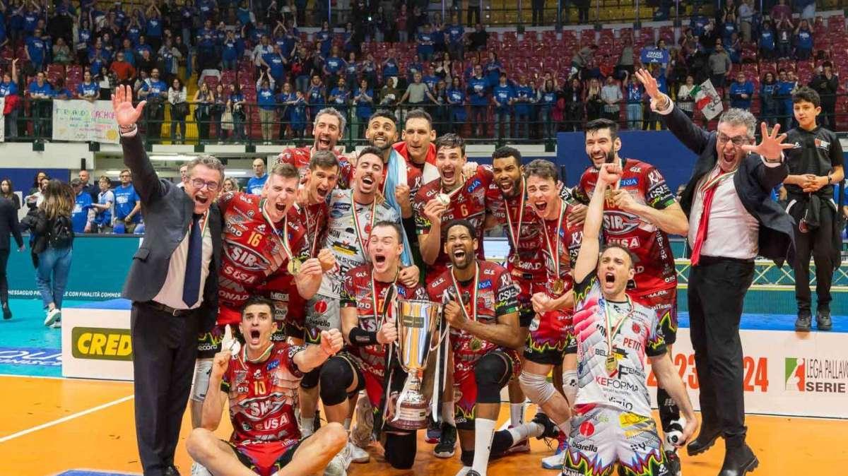 Il racconto di una magica domenica! Nel volley maschile la Sir Susa Vim Perugia è campione d'Italia!