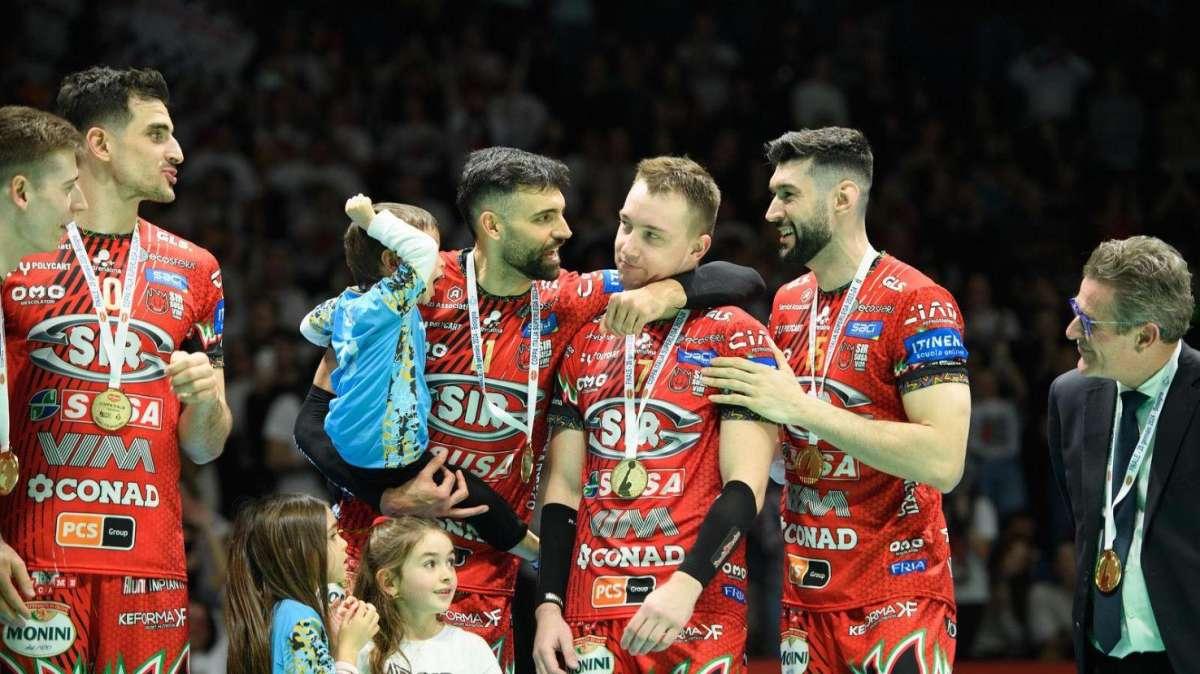 La Sir Susa Vim Perugia in festa per questa bellissima Coppa Italia 