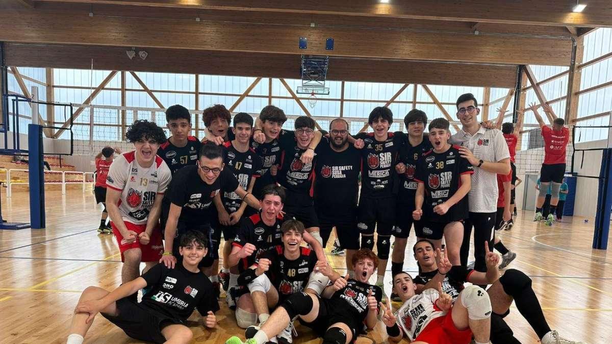 L'Under 15 della Sir Susa Vim Perugia in campo per un piazzamento alle finali nazionali