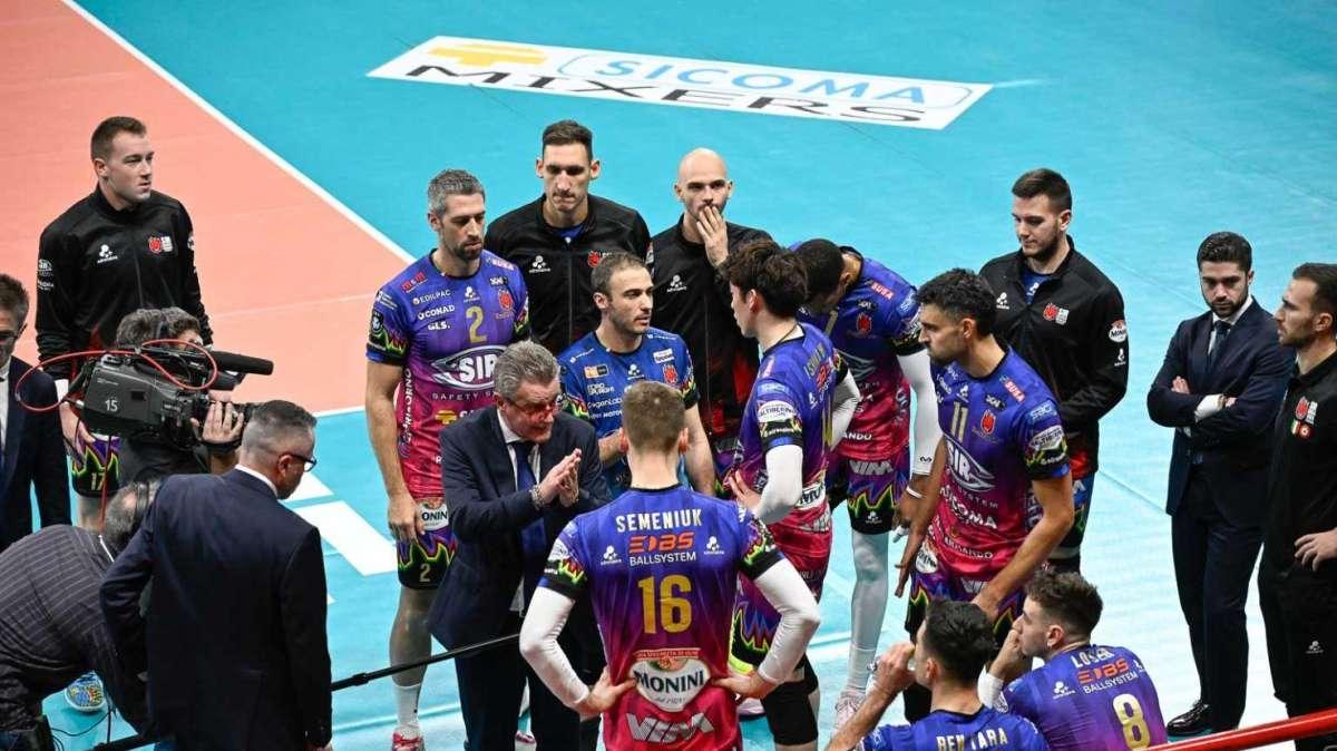 La Sir vince ancora in Champions League: battuti 3-0 i francesi del Saint Nazaire