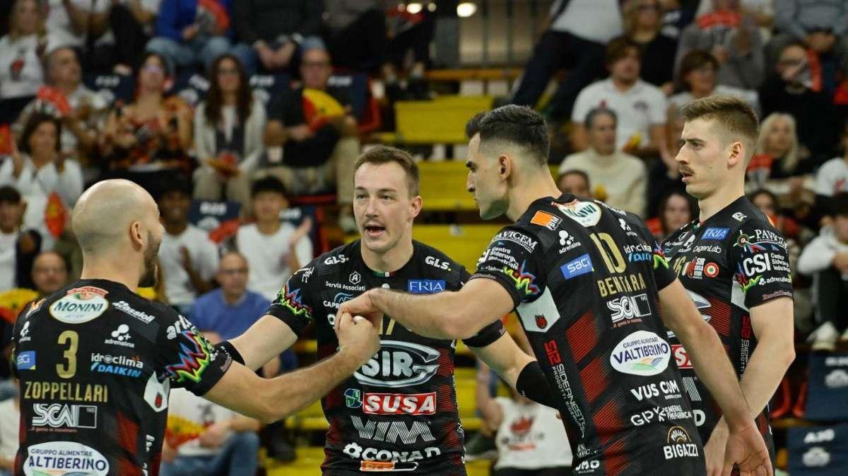 La Sir Susa Vim Perugia carica per la partita di Taranto: in campo domenica alle 19