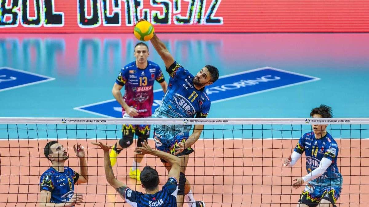 Stasera (diretta LIVE su www.perugia24.net) la Sir Susa Vim Perugia gioca alle 20.45 in Champions League contro Ankara