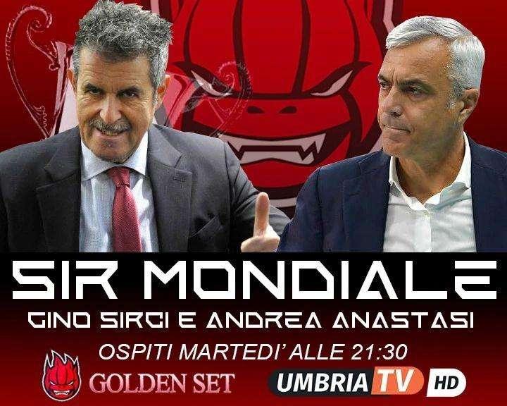 Stasera su Umbria Tv la trasmissione di volley "Golden Set": si parlerà del mondiale della Sir Safety