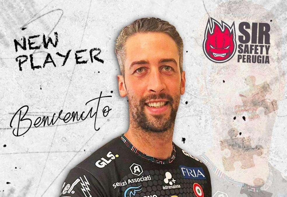 Ora l'arrivo di Candellaro a Perugia è anche ufficiale: nuovo centrale per la Sir Safety