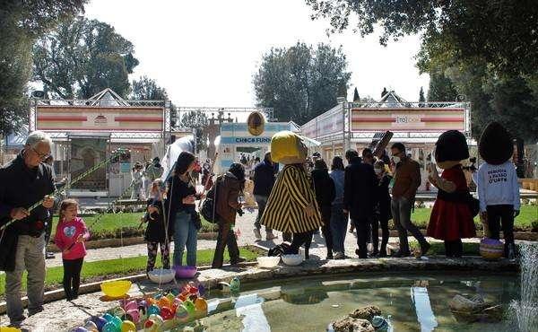 Iniziata Eurochocolate: andrà avanti ai Giardini del Frontone di Perugia sino al 2 aprile
