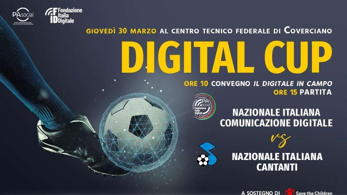 Domani si gioca la Digital Cup: a sfidarsi la Nazionale Comunicazione Digitale e la Nazionale Italiana Cantanti