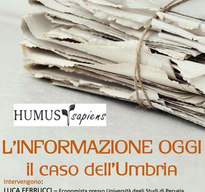Venerdì 14 giugno a Perugia si parlerà dello stato dell' informazione in Umbria 
