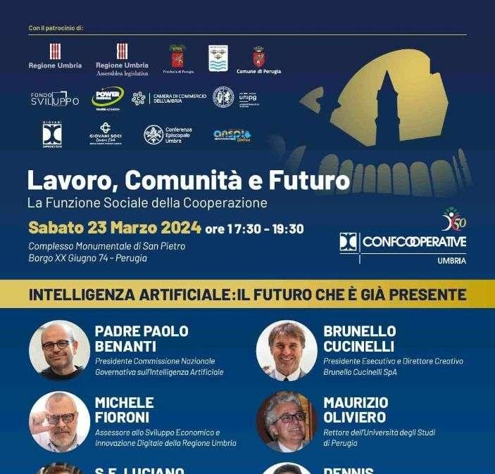 Confcooperative celebra a Perugia il cinquantennale dalla sua istituzione