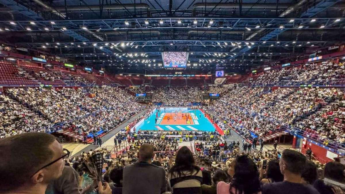 La Sir Susa Vim Perugia batte Milano ad Assago di fronte a 8.851 spettatori