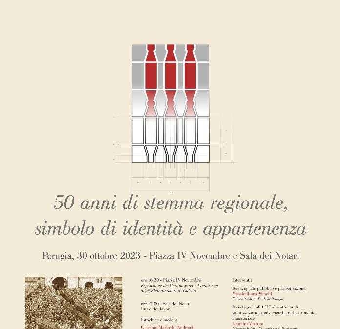 Lunedì a Perugia le celebrazioni per i 50 anni di stemma regionale dei Ceri di Gubbio