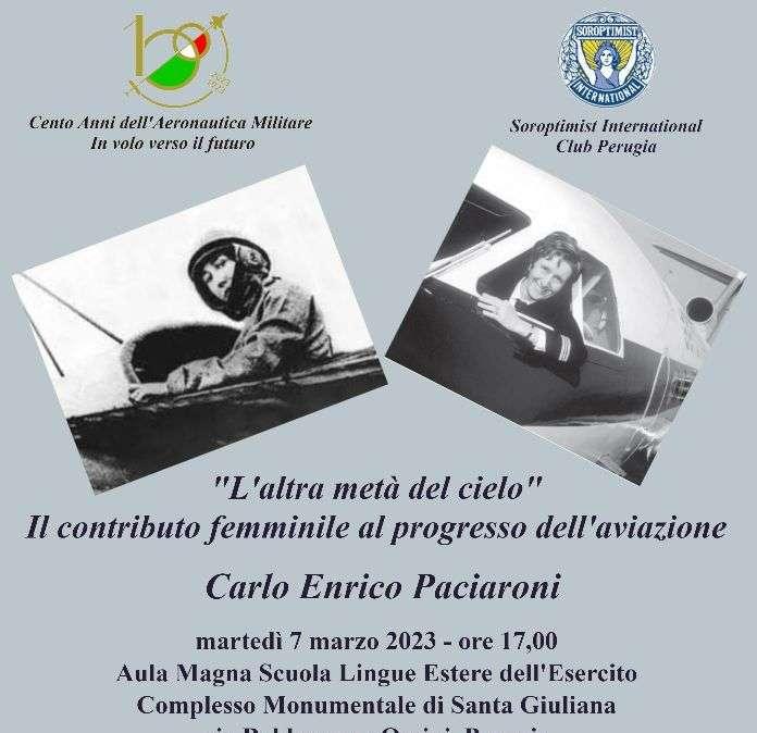 Oggi a Perugia un omaggio alle "donne volanti" da parte del Soroptimist 