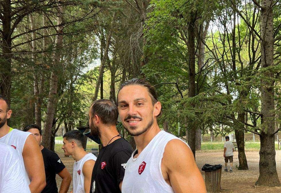 Oggi il Perugia si è allenato al percorso verde con il ritorno di Dell'Orco