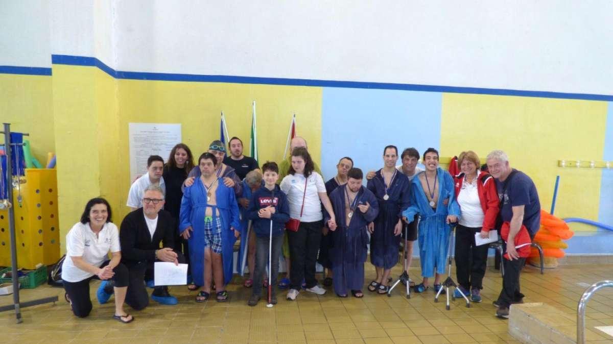 Disputati a Città di Castello i regionali di nuoto della Fisdir