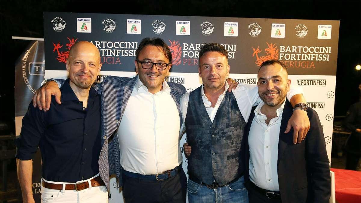 La Bartoccini Fortinfissi Perugia ha salutato gli sponsor dopo la vittoria del campionato di A2 femminile di volley