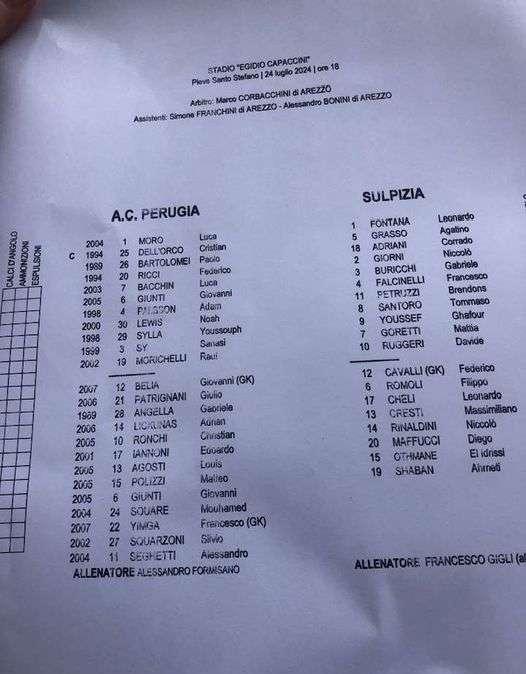 Perugia-Sulpizia 10-0: Polizzi e Ricci protagonisti
