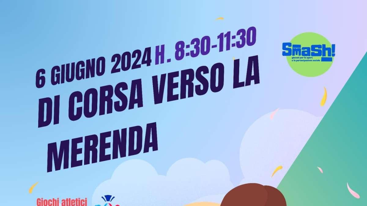 "Di corsa verso la merenda" domani mattina Rivotorto con il "Progetto Smash"