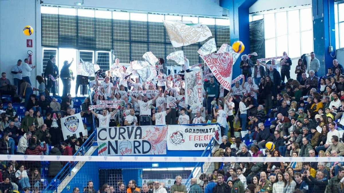 La Sir Susa Vim Perugia va a vincere per 3-1 in casa di Grottazzolina 