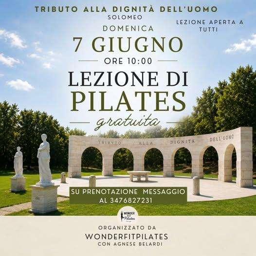 Il 7 giugno lezione gratuita di pilates all'aperto al parco di Solomeo: l'atteso appuntamento con Agnese Belardi