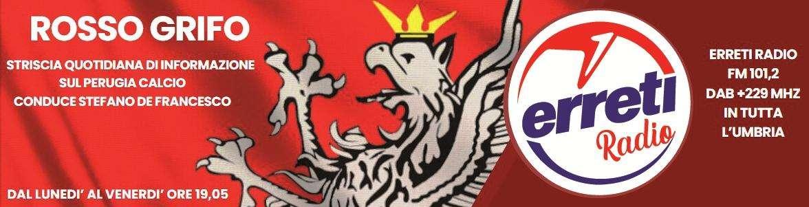 Da oggi appuntamento con "Rosso Grifo": una striscia quotidiana in radio sul Perugia Calcio in onda su Erreti