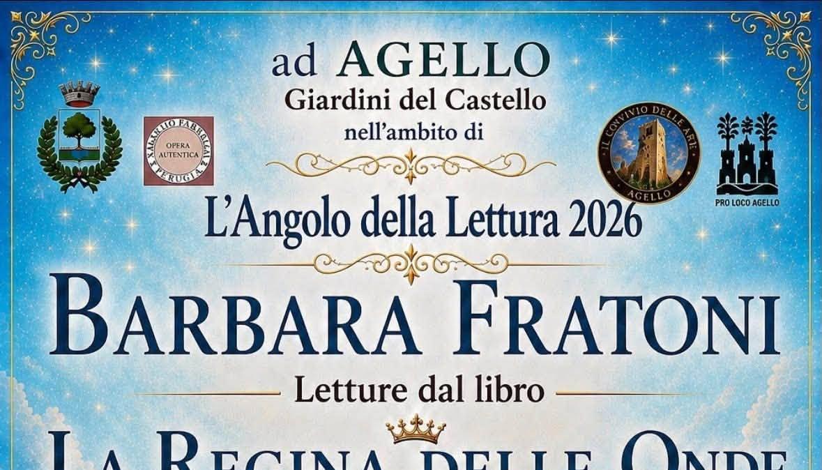 Oggi ad Agello la presentazione del libro "La regina delle onde" di Barbara Fratoni