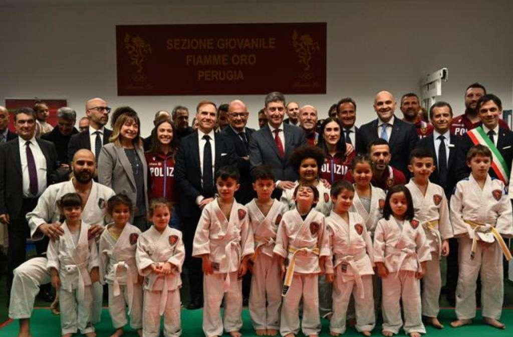 Una nuova palestra di judo inaugurata all'interno della Questura di Perugia