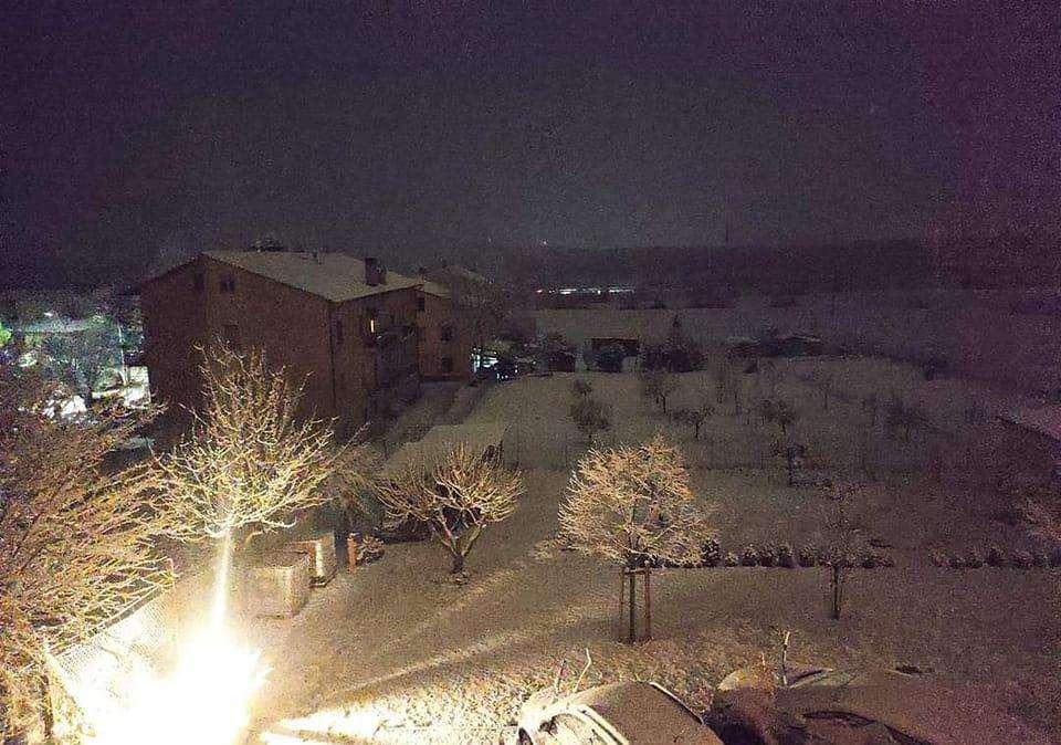 Parte dell'Umbria è già imbiancata dalla neve! Peggioramento nel pomeriggio