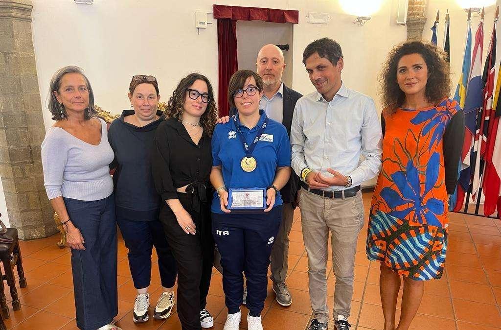 Per la campionessa Chiara Andidero ricevimento ufficiale in Comune a Perugia
