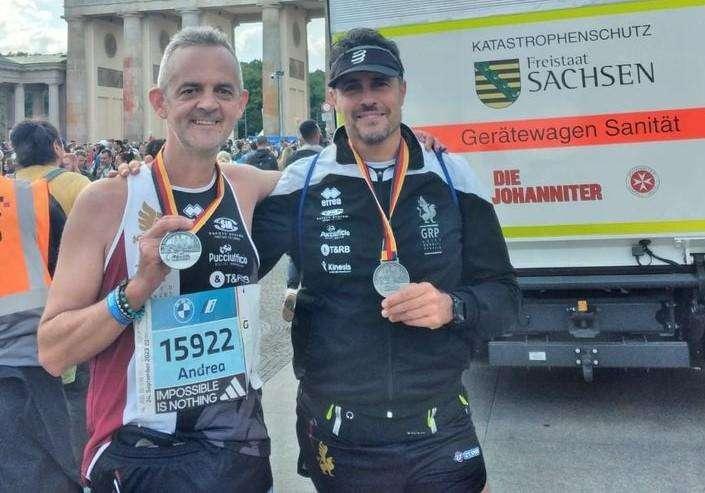 Da Passignano alla conquista di Berlino! Per i due Andrea una maratona di grandi emozioni!