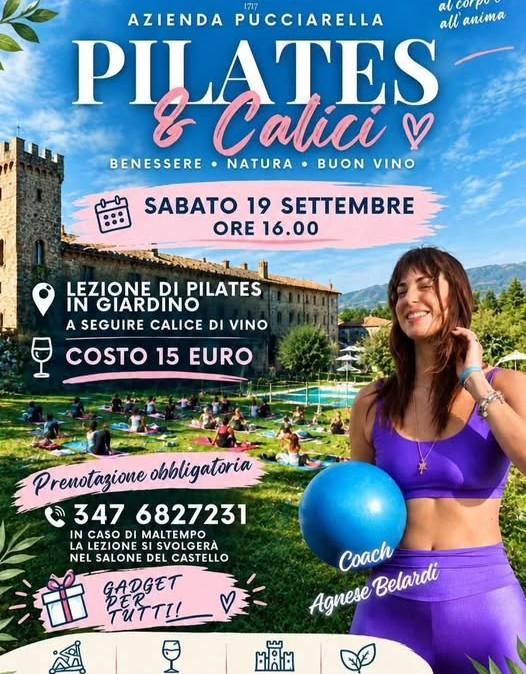 Sabato 19 settembre torna pilates all'aperto con Agnese Belardi: appuntamento alle ore 16 a Villa di Magione