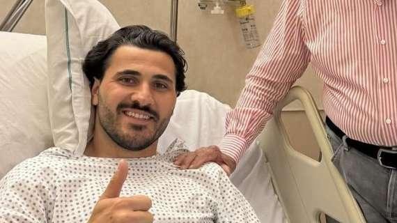 Kolasinac dopo l'operazione: «Ora è tempo di recuperare e tornare più forte»