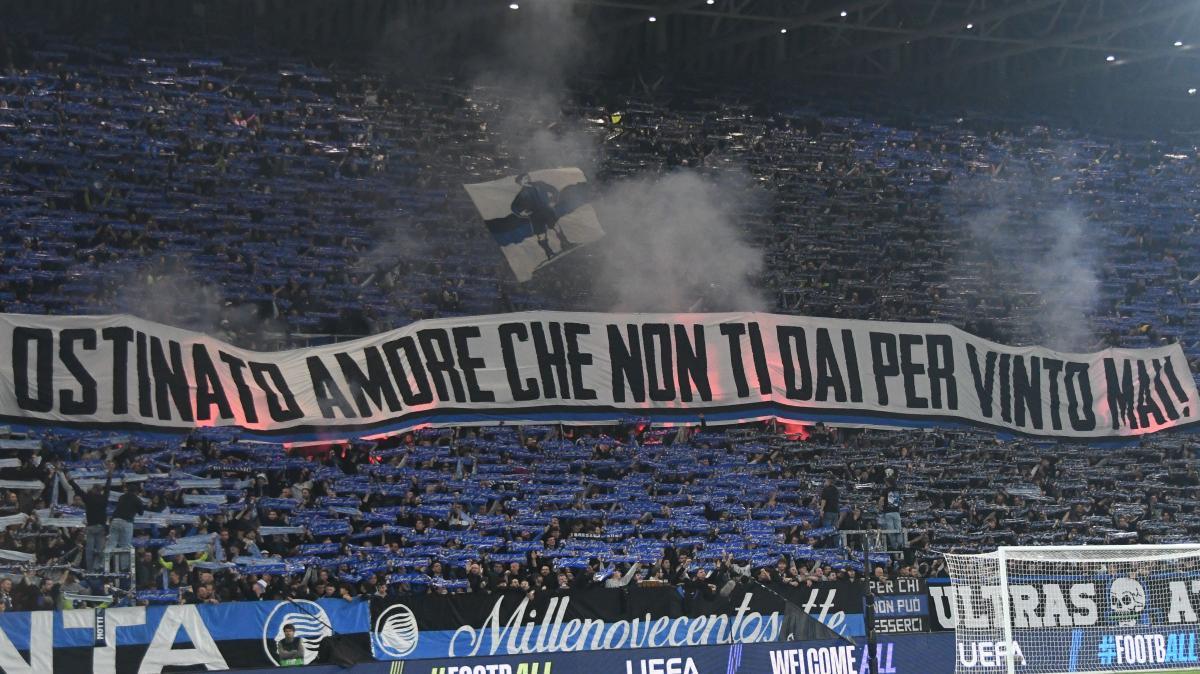 La curva dell'Atalanta