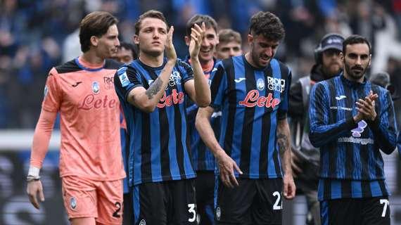 I giocatori dell'Atalanta