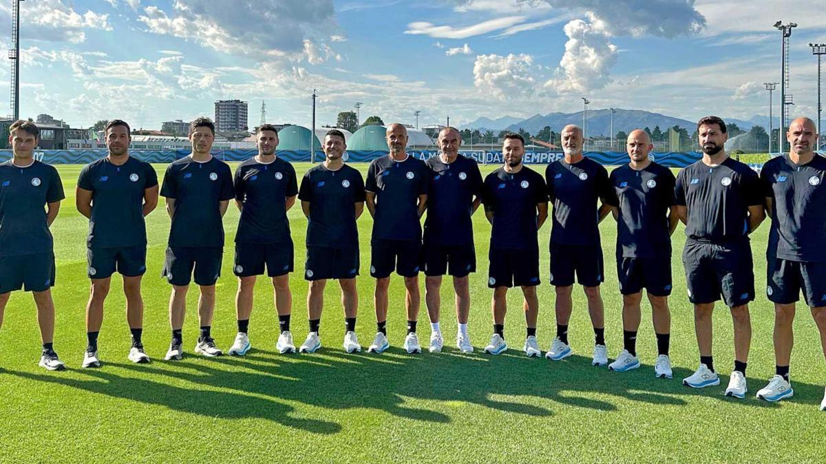 Sarri e lo staff