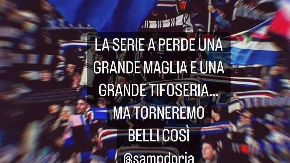 Sampdoria, Vezil: "Serie A perde una grande maglia e grande tifoseria"