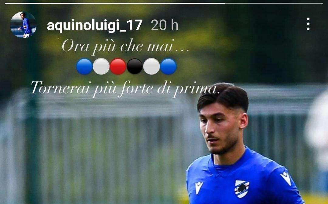 Primavera, Aquino: "Sampdoria tornerai più forte di prima" 