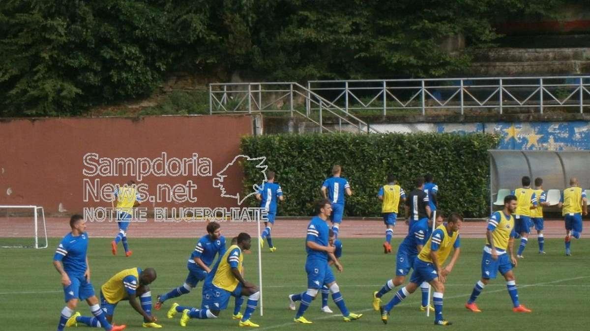 Seduta tecnico-tattica oggi a Bogliasco