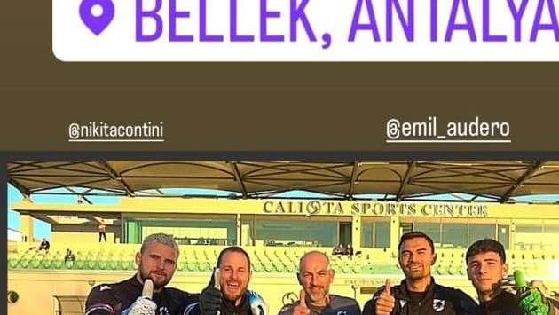 Sampdoria, Ravaglia e la squadra dei portieri in ritiro: "Team"